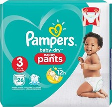 Pampers baby dry nappy - dry, pants