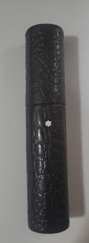 Montblanc black leather - montblanc,
