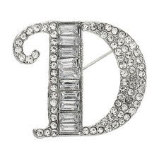 Letters Brooch Pins, Letter D