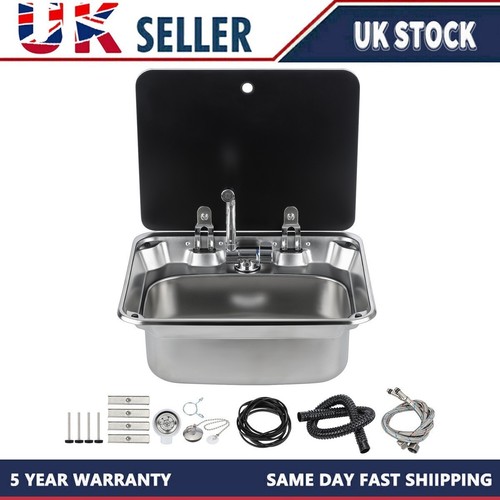 Stainless steel campervan sink - campervan,