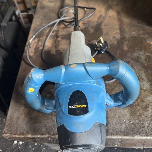 Work zone cement mixer - work,