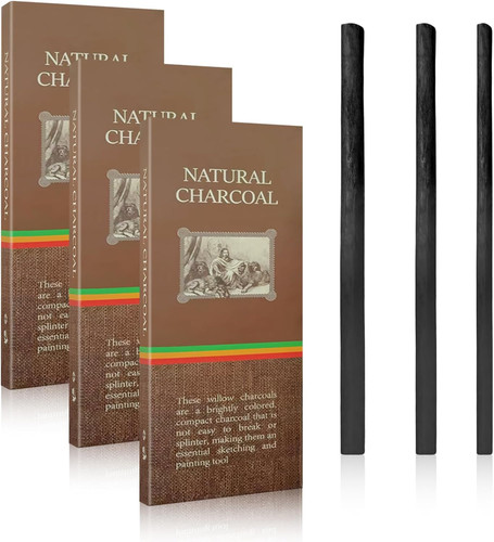 Pcs charcoal sticks black - charcoal,