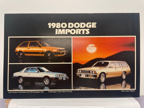 1980 dodge imports postcard - 1980,