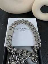 Premium Quality Cuban Link polished Stainless Steel Chain 15mm