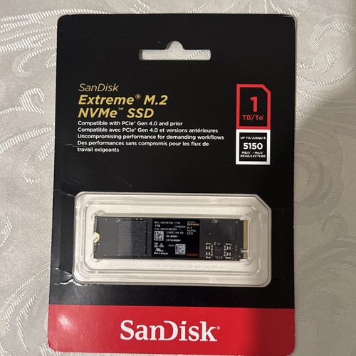 Sandisk extreme 1tb - extreme, nvme