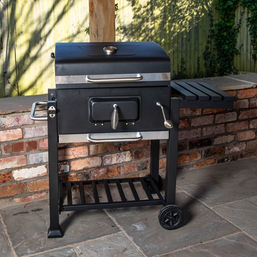 115x46x106cm black steel - 115x46x106cm,