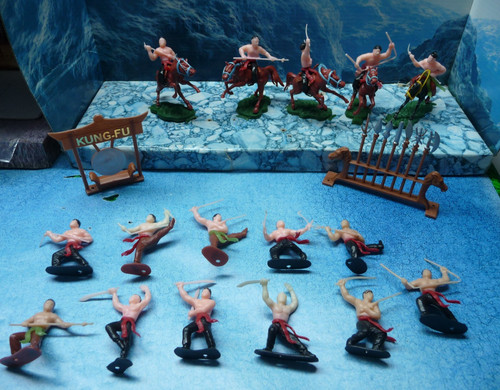 Samurai asian figures - asian,
