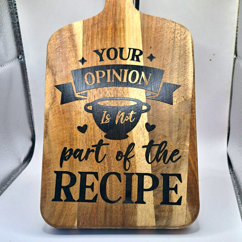 Wooden paddle cutting board - wooden,