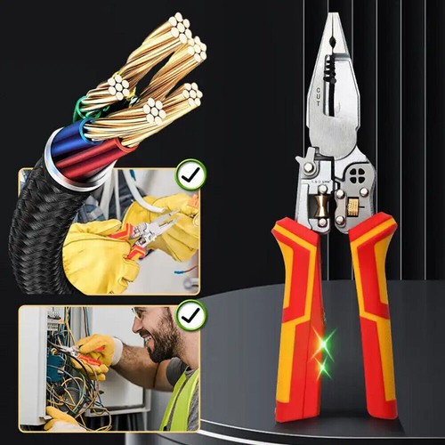Wire stripper with - 9-in-1,