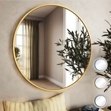 Large Round Wall Mounted Mirror Bathroom Bedroom Makeup Dressing Mirror Circle