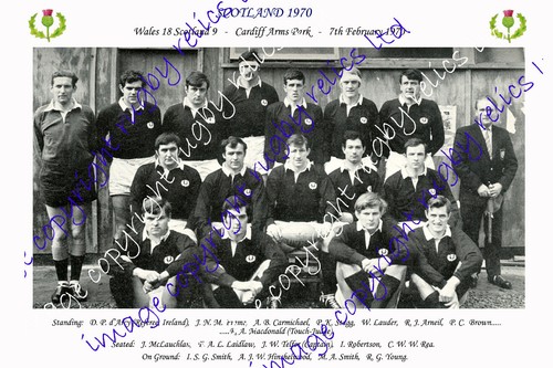 Scotland 1970 rugby team - scotland,