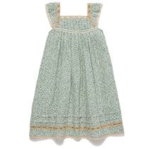Pretty floral dress - dress,, blue