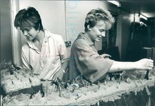 1987 Theatre in the Round set design Scarborough Press photo 9x6"