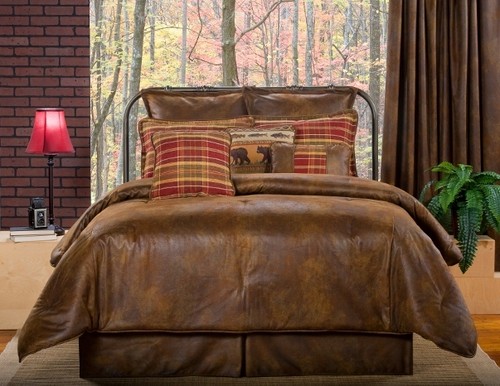10pc dark brown red lodge - 10pc,