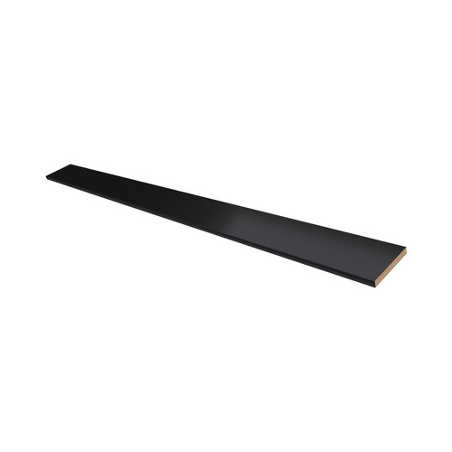Black gloss cornice pelmet - black,