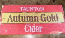 Vintage Taunton Autumn Gold  Cider Towel / Cloth