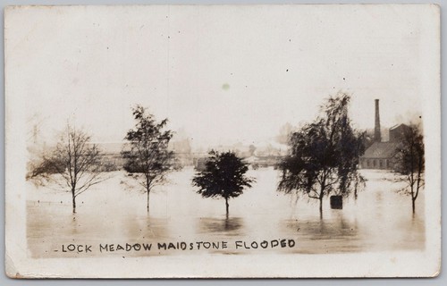 Maidstone lock meadow flooded - maidstone,