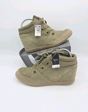 Next Green Wedge Heel Lace Up