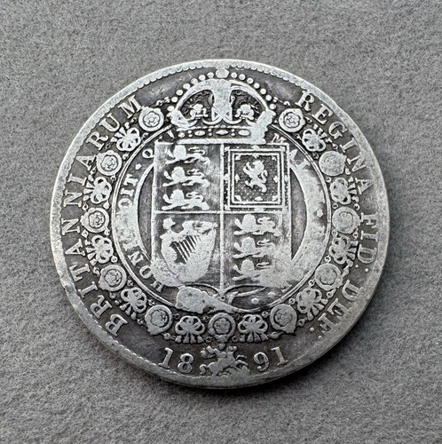 1891 half crown queen - 1891,