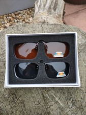 H&S CLIP-ON SUNGLASSES