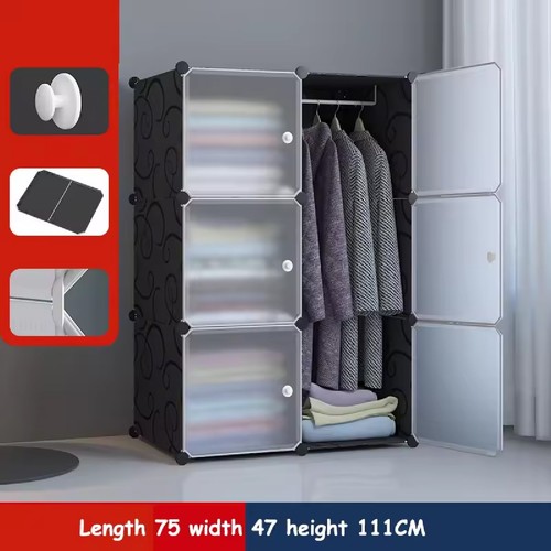 Plastic wardrobe closet - plastic,