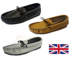 Mens Tan Grey Black Leather