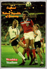England v West Germany 1982-1983 Friendly 13/10/1982