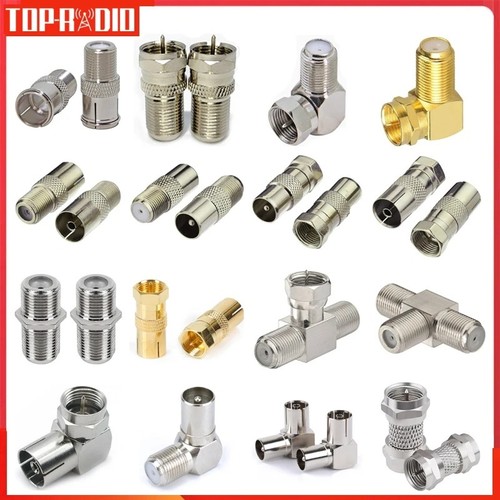 Right angle adapter plug to - rf,