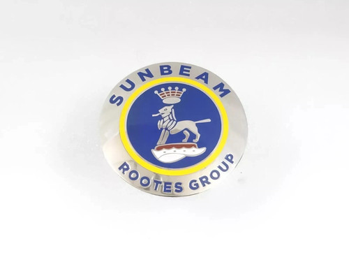Chromed and painted badge - painted,