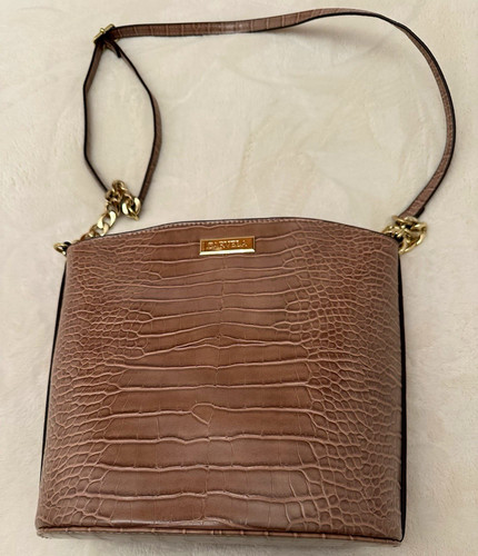 Carvela brown croc embossed - croc,