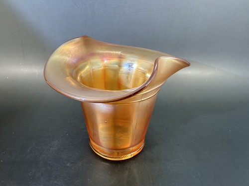 Dugan glass hat vase - hat,