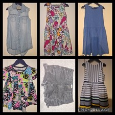 Girls Bundle Age 5-6 Dress T Shirt Shorts. Next, River Island, Jasper
