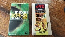 S-VHS Video Tapes X 3