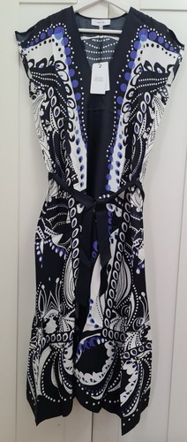 Reiss freja scarf print midi - print,