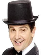 Mens Top Hat Black Topper