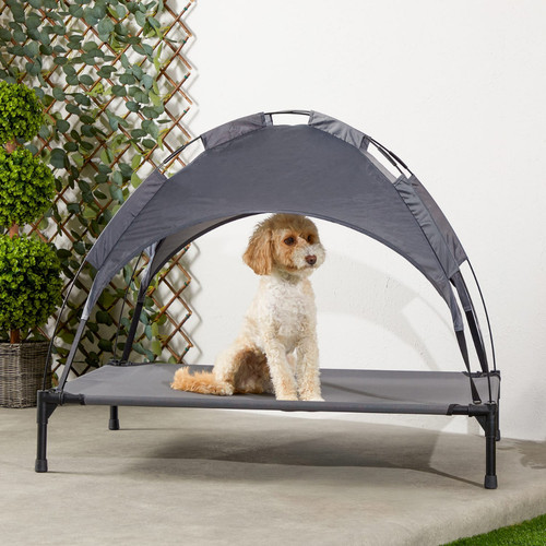 Large raised dog bed puppy - large, pet