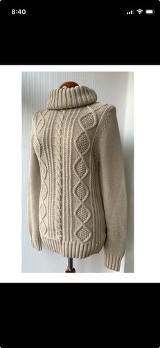 Musto roll neck cable knit - roll,