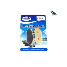 Sintered front brake pads for