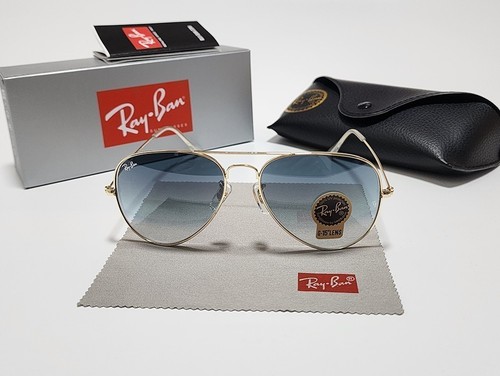 New ray ban rb3025 aviator - new,