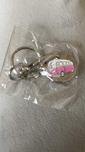 Camper van keyring - van, trolley