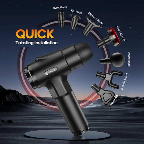 Aerlang massage gun with heat - aerlang,