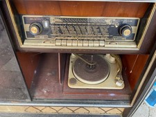 VINTAGE BLAUPUNKT RADIOGRAM BROWN BARN FIND FOR RESTORATION SPARES OR REPAIR