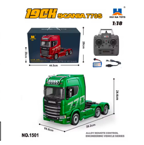 Huina 1501 770s scania - 1501, alloy