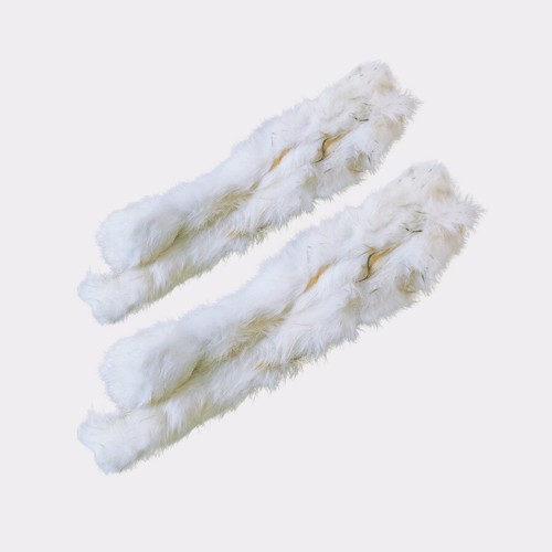 Rabbit skin pelt - with, fur