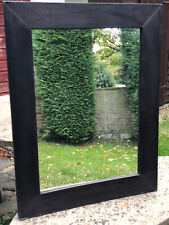 Mirror with Faux Leather Frame (90x70cm)