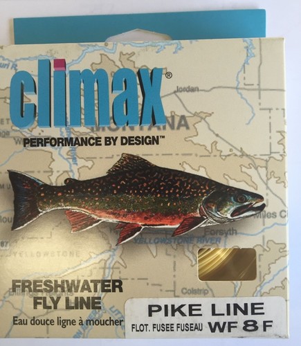 Climax pike fly line wf8f - pike,