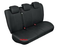 Black Eco Leather Tailored Rear Seat Covers Ford Mondeo Mk4 2007 - 2014
