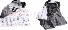 Baby Car Seat Hooded Blanket