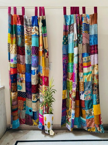 Silk curtain set window - silk, 2