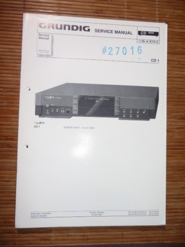 Service manual grundig 1 - service,